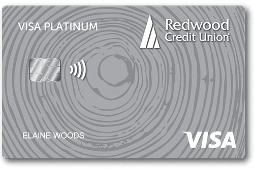 Tarjeta de Crédito Redwood Credit Union Platinum Visa