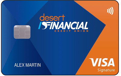 Tarjeta de Crédito Desert Financial Credit Union Signature Rewards Visa